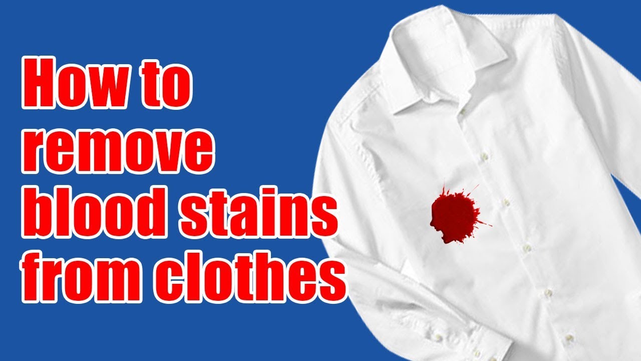 Stainfree secrets Banishing blood from fabric!