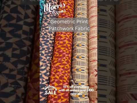 Fabric with Geometric Patterns