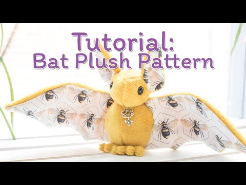 Bat-shaped fabric objects