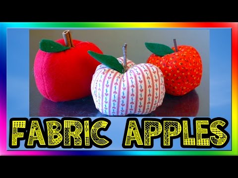 Apple made from fabric