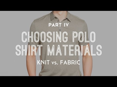 Fabric used in polo shirts