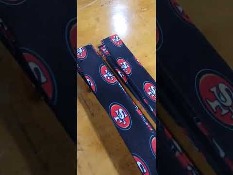 Fabric featuring the 49ers team